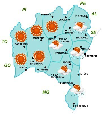 Mapa De Previs O Por Regi Es Jornal Da Chapada