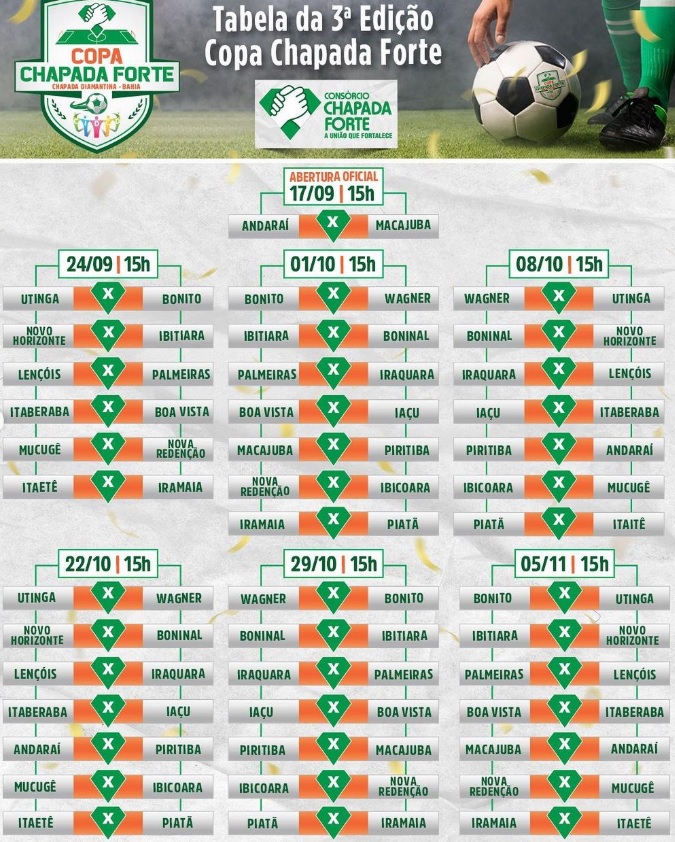 Imprima a tabela do Copa do Mundo 2018 - Se Liga Chapada