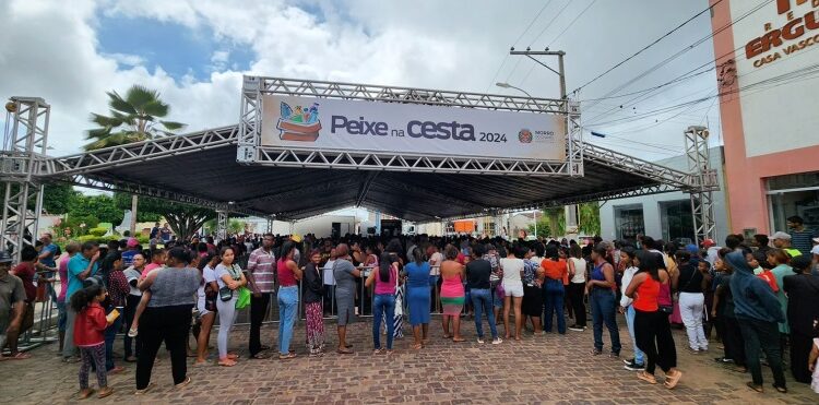Projeto Peixe na Cesta beneficia fampilias em vulnerabilidade social em Morro do Chapéu | FOTO: Divulgação |