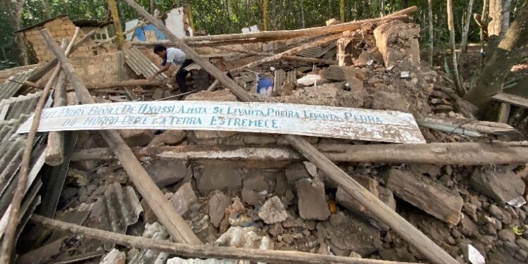 ICMBio admite erro na ação que destruiu o Terreiro de Jarê Peji da Pedra Branca em Lençóis | FOTO: Divulgação |