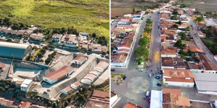 Lajedinho e Ibiquera ocupam, respectivamente, o 2º e o 3º lugar na lista das cidades menos populosas da Bahia | FOTO: Montagem do JC |
