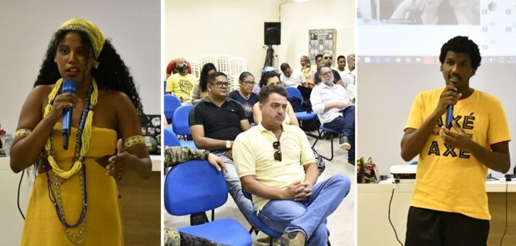 Representantes do Jarê participaram de uma audiência pública em Lençóis na última quinta-feira (14) | FOTO: Montagem do JC |