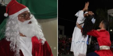 #Chapada: Cantata de Natal encanta público em Iaçu com apresentações especiais e presença simbólica do Papai Noel