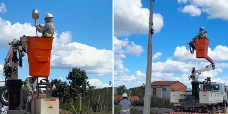 #Chapada: Instalação de novos braços de luz reforça segurança e bem-estar dos moradores do povoado de Payayá em Morro do Chapéu